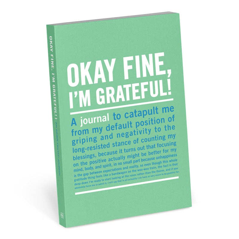 Okay Fine, I`m Grateful Mini Inner Truth Journal - Pockets of Bliss