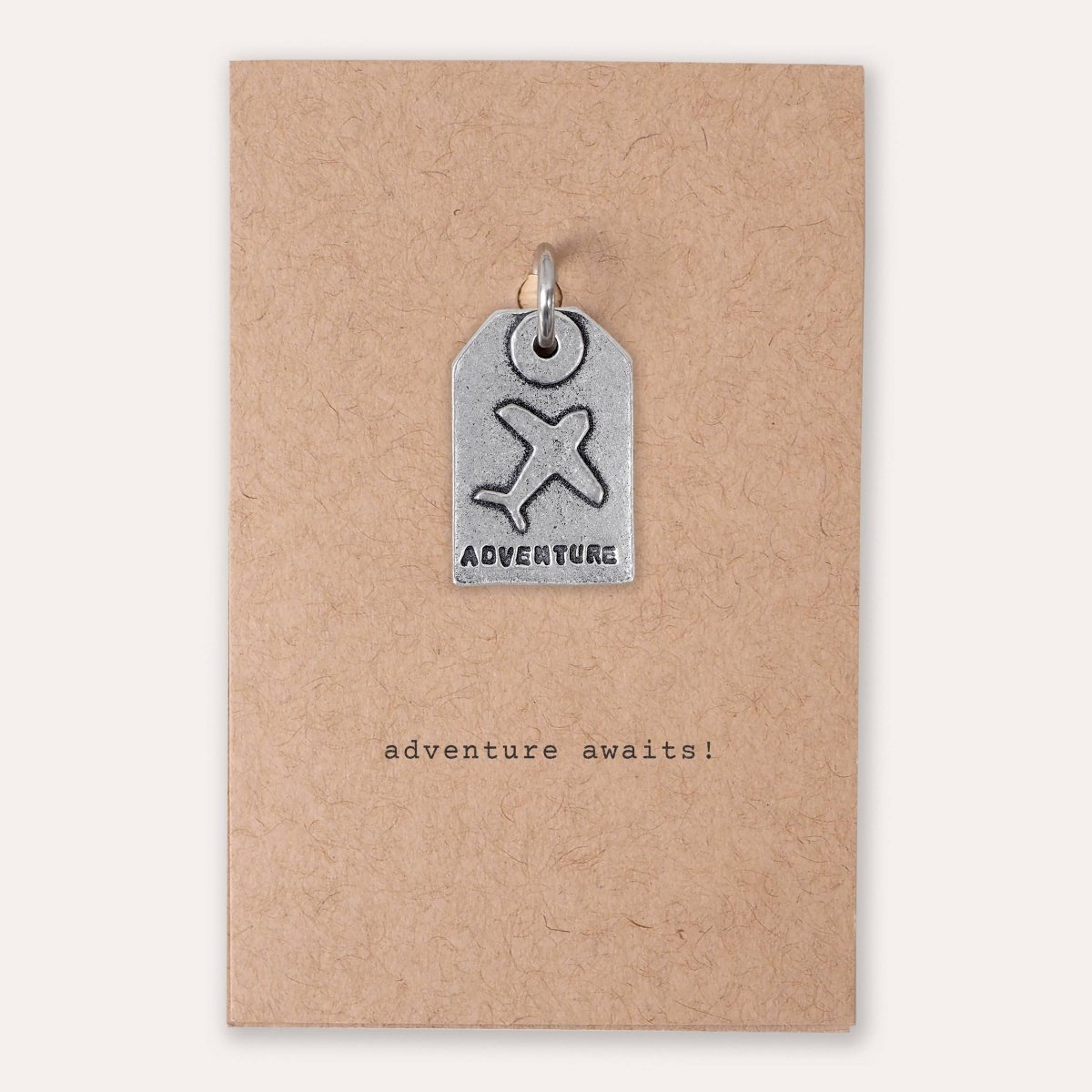 'Adventure' Plane Tag Charm - Pockets of Bliss