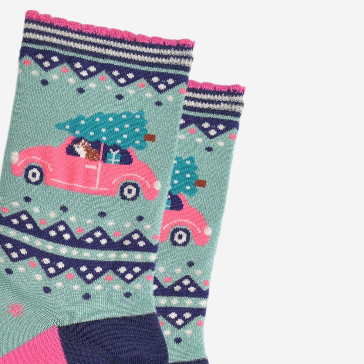 Christmas Hedgehog Car🎄 - Pockets of Bliss