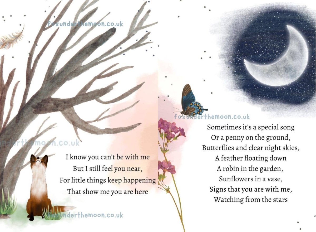 'Watching From The Stars' Mini Book by Stacey McNeill - Pockets of Bliss