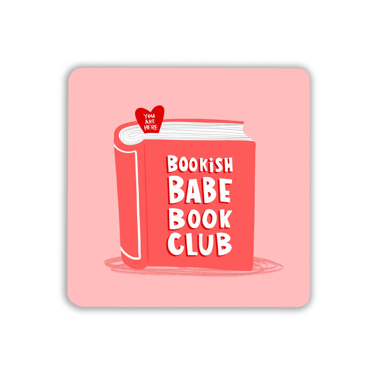 Bookish Babe Club Coaster - Pockets of Bliss