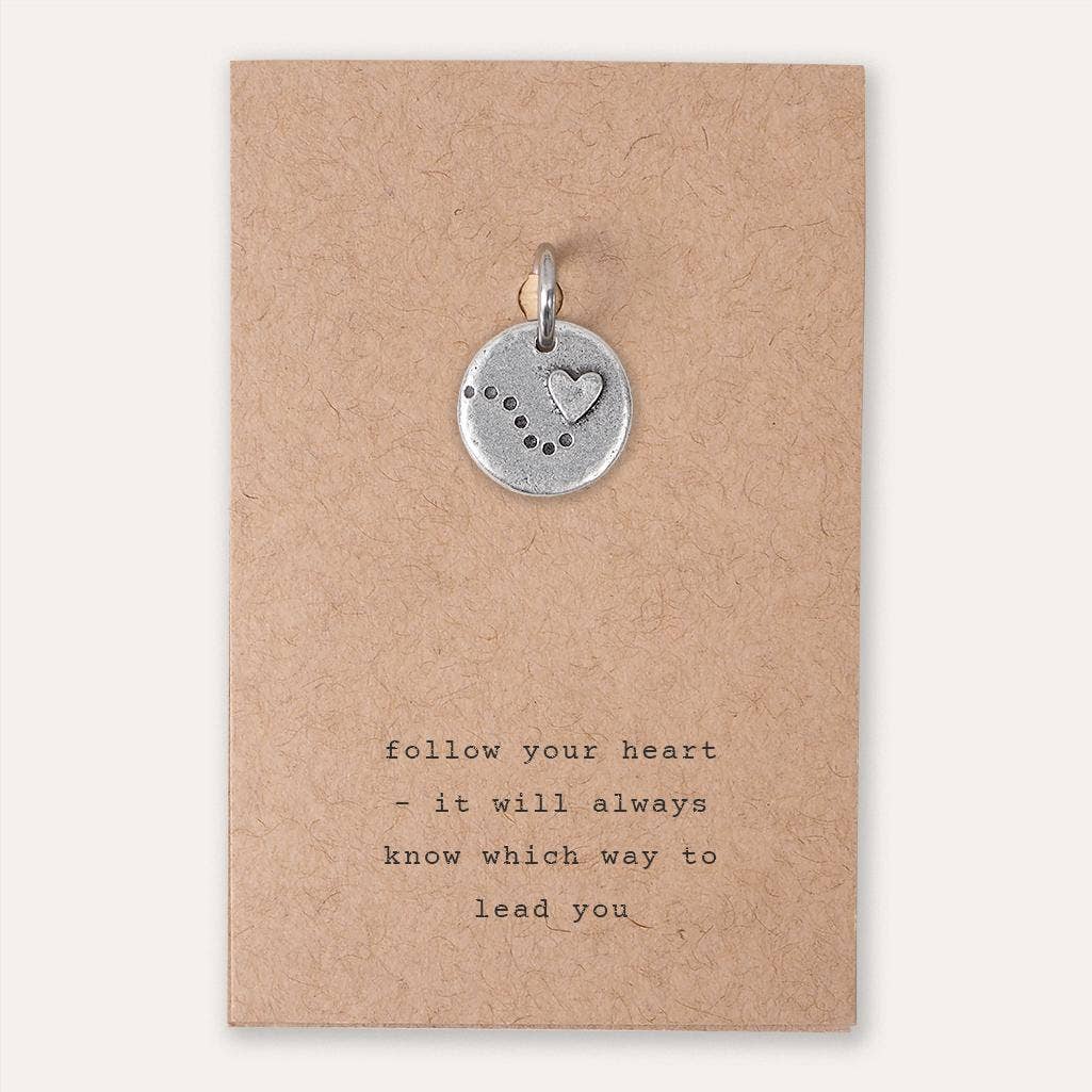 'Follow Your Heart' Charm - Pockets of Bliss