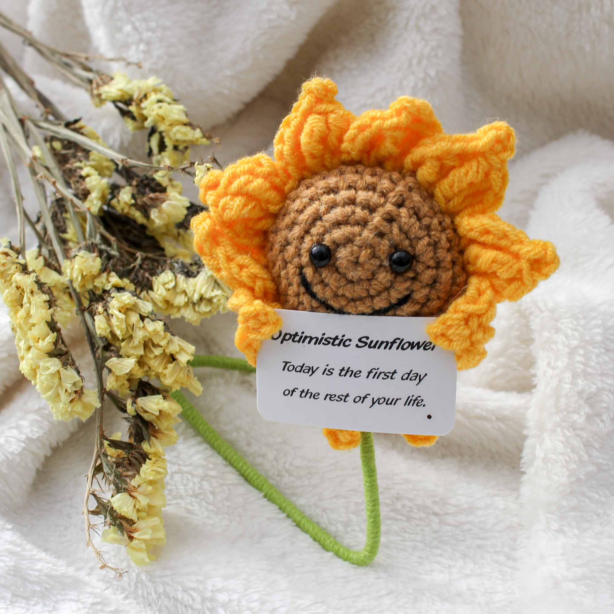 Optimistic Sunflower Keepsake