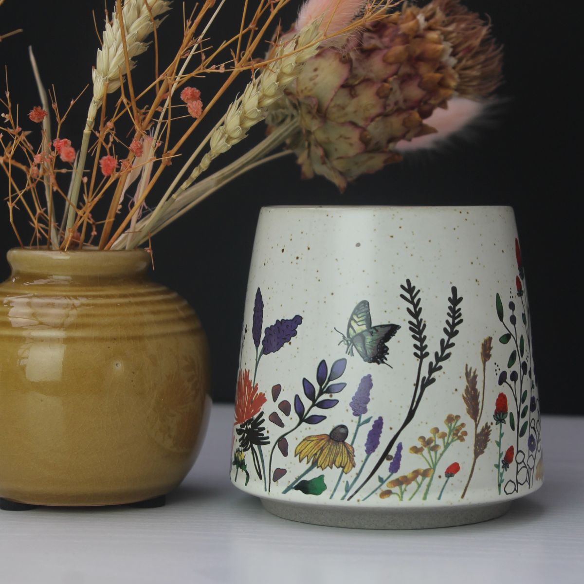 Blooming Butterfly Stoneware Mug - Pockets of Bliss