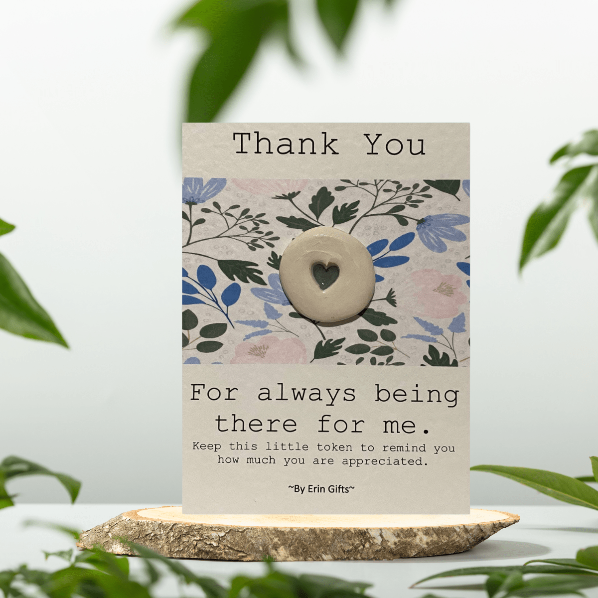 Thank You For Always... Ceramic Pocket Token - Pockets of Bliss