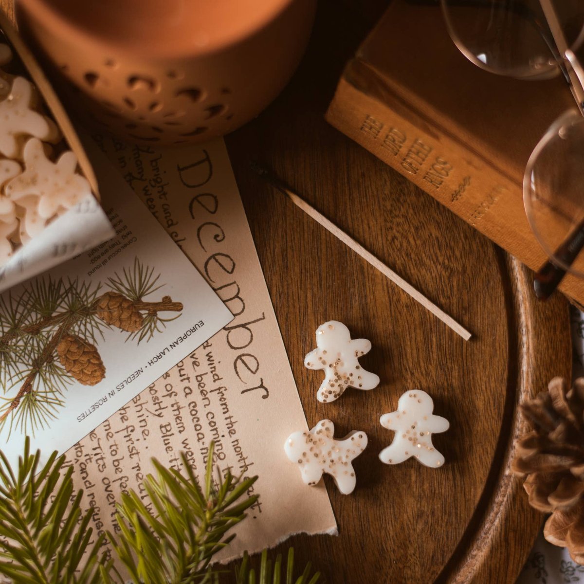 Christmas Cosy Wax Melts: Gingerbread & Tree Edition π - Pockets of Bliss