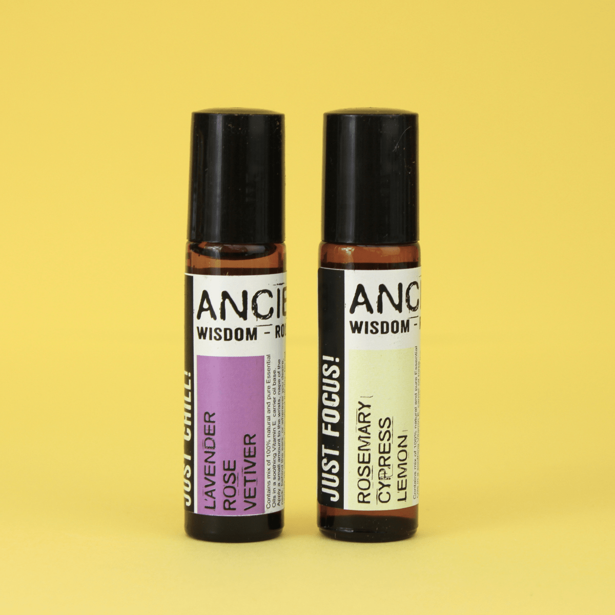 Aromatherapy Roll - On | Just Chill or Just Focus | Essential Oil Blend - Pockets of Bliss