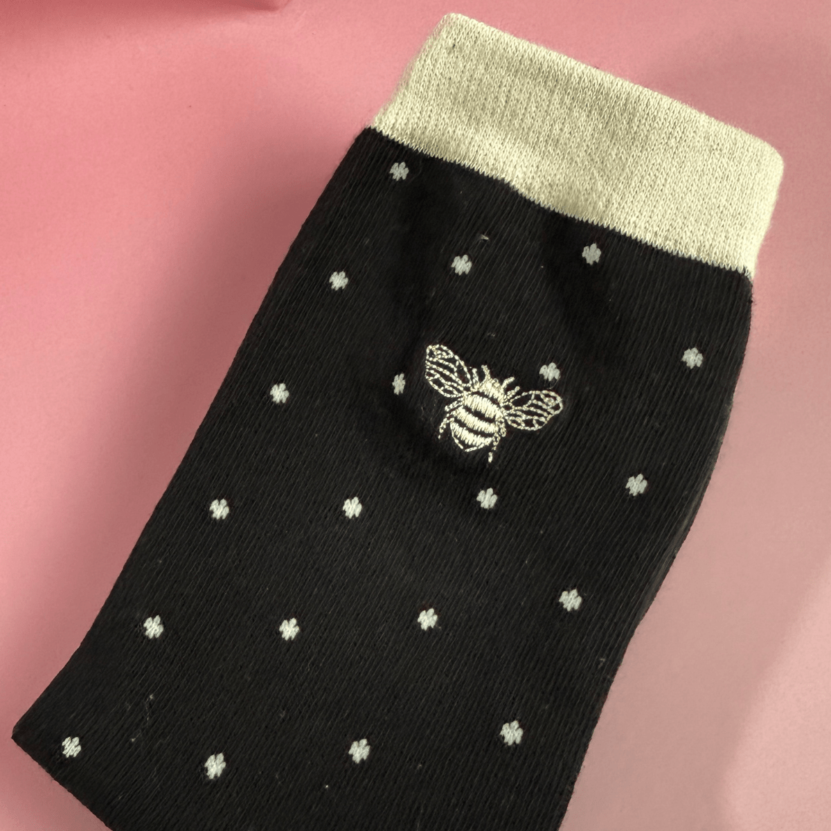 Black Bamboo Bee Socks | Soft Sustainable Gift Socks - Pockets of Bliss