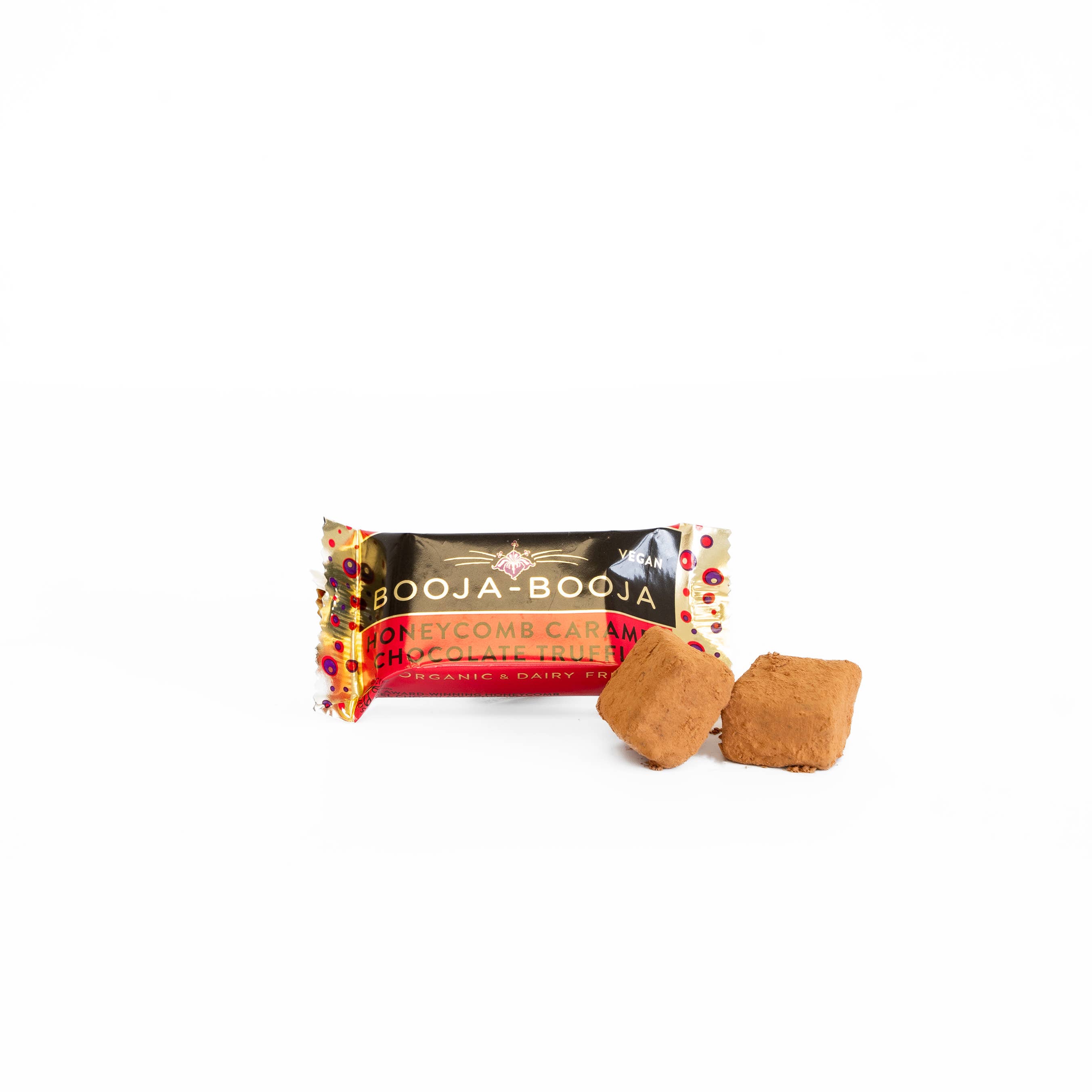 Booja - Booja Honeycomb Caramel Chocolate Truffles – Vegan & Organic (2 Truffles) - Pockets of Bliss