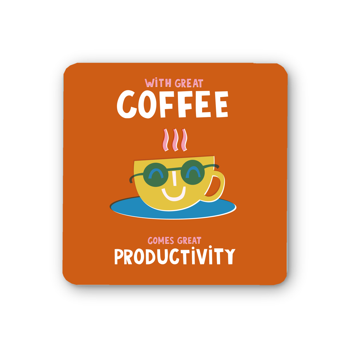 Coffee Productivity Coaster - Pockets of Bliss