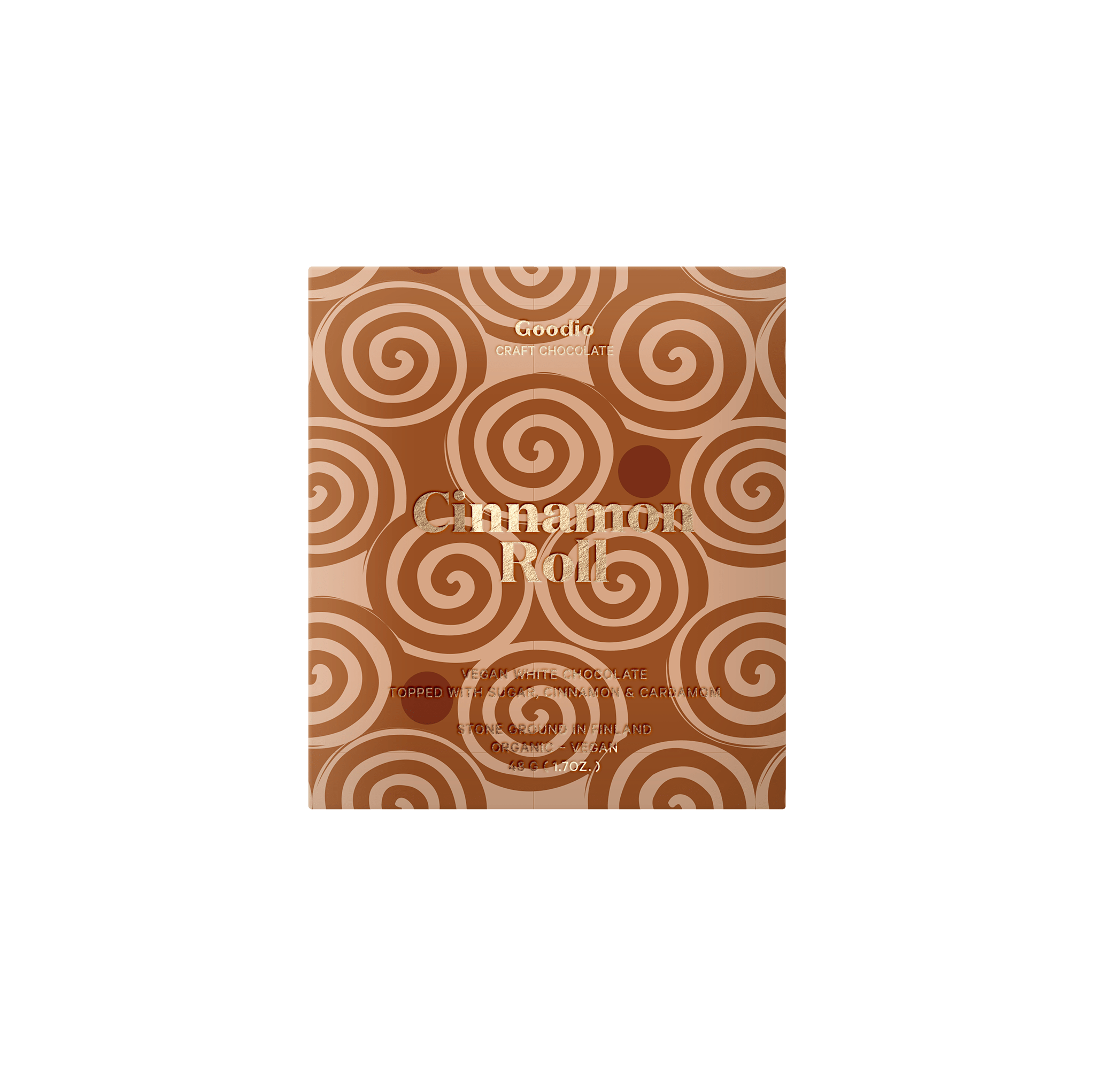 Cinnamon Roll Organic Chocolate Bar – Festive Spiced Indulgence - Pockets of Bliss