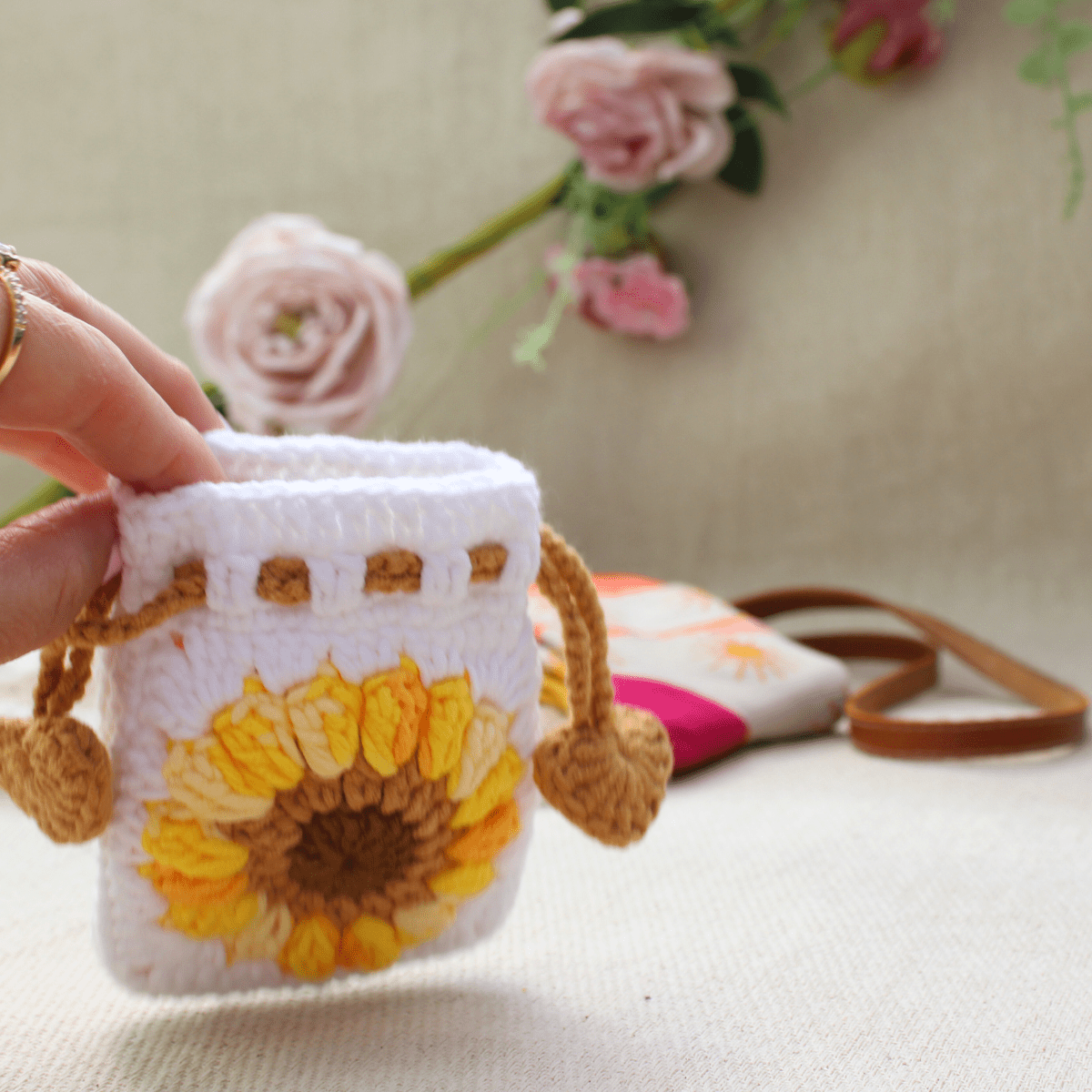 Crocheted Coin Pouch – Handmade Mini Pouch for Small Treasures - Pockets of Bliss