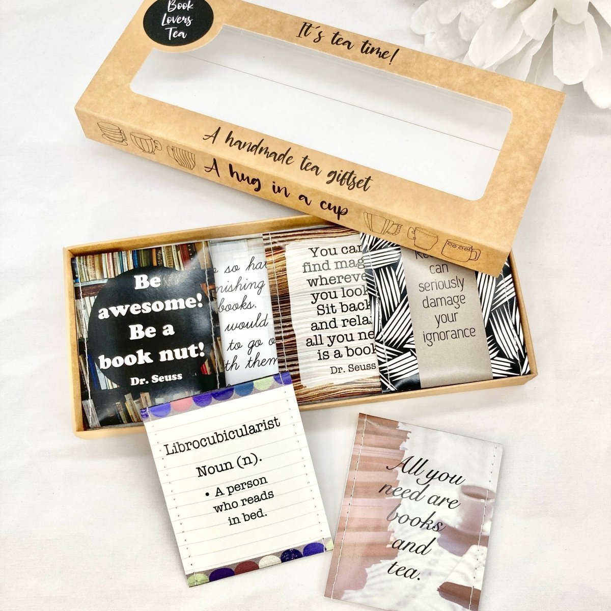 Tea Gift Box - Book Lovers - Pockets of Bliss