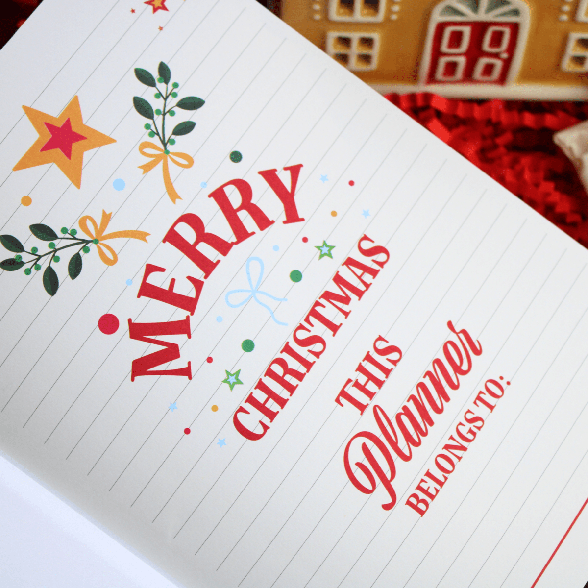 Festive Planning & Gingerbread Gift Box – Christmas Planner & Wax Melts - Pockets of Bliss