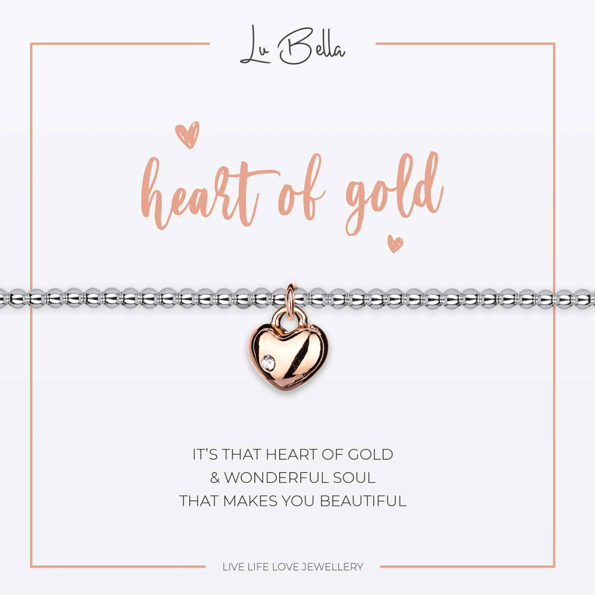 Heart of Gold Bracelet – Sentimental Jewellery Gift for Women - Pockets of Bliss