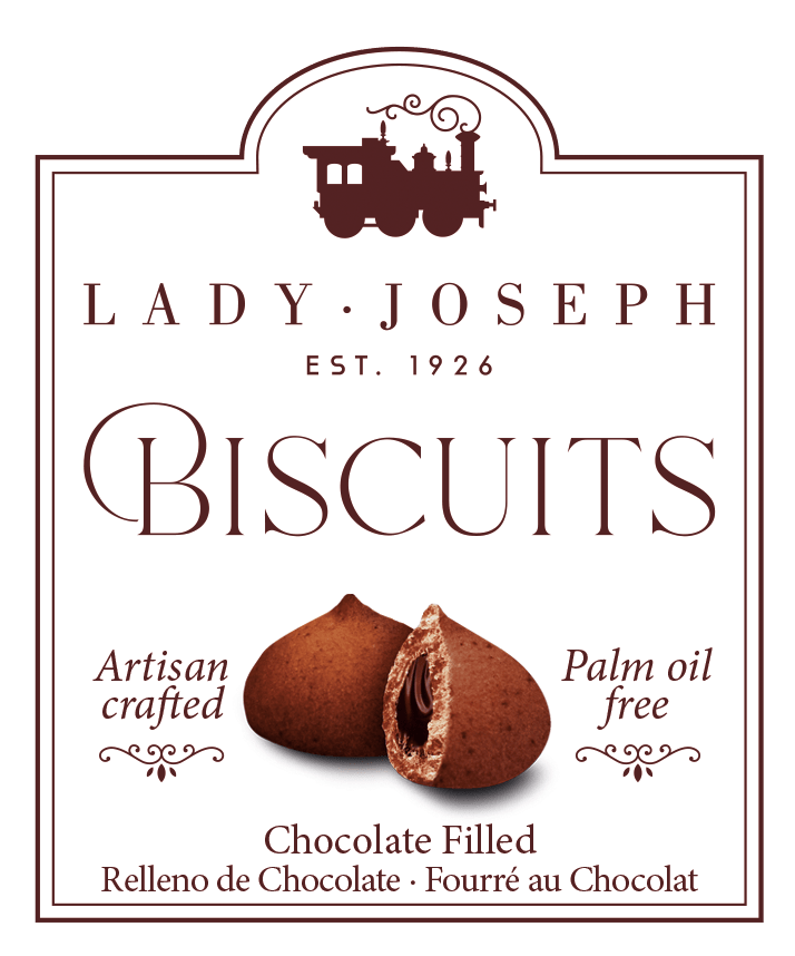 Lady Joseph Vegan Chocolate Filled Biscuits – Artisan Chocolate Cookies - Pockets of Bliss