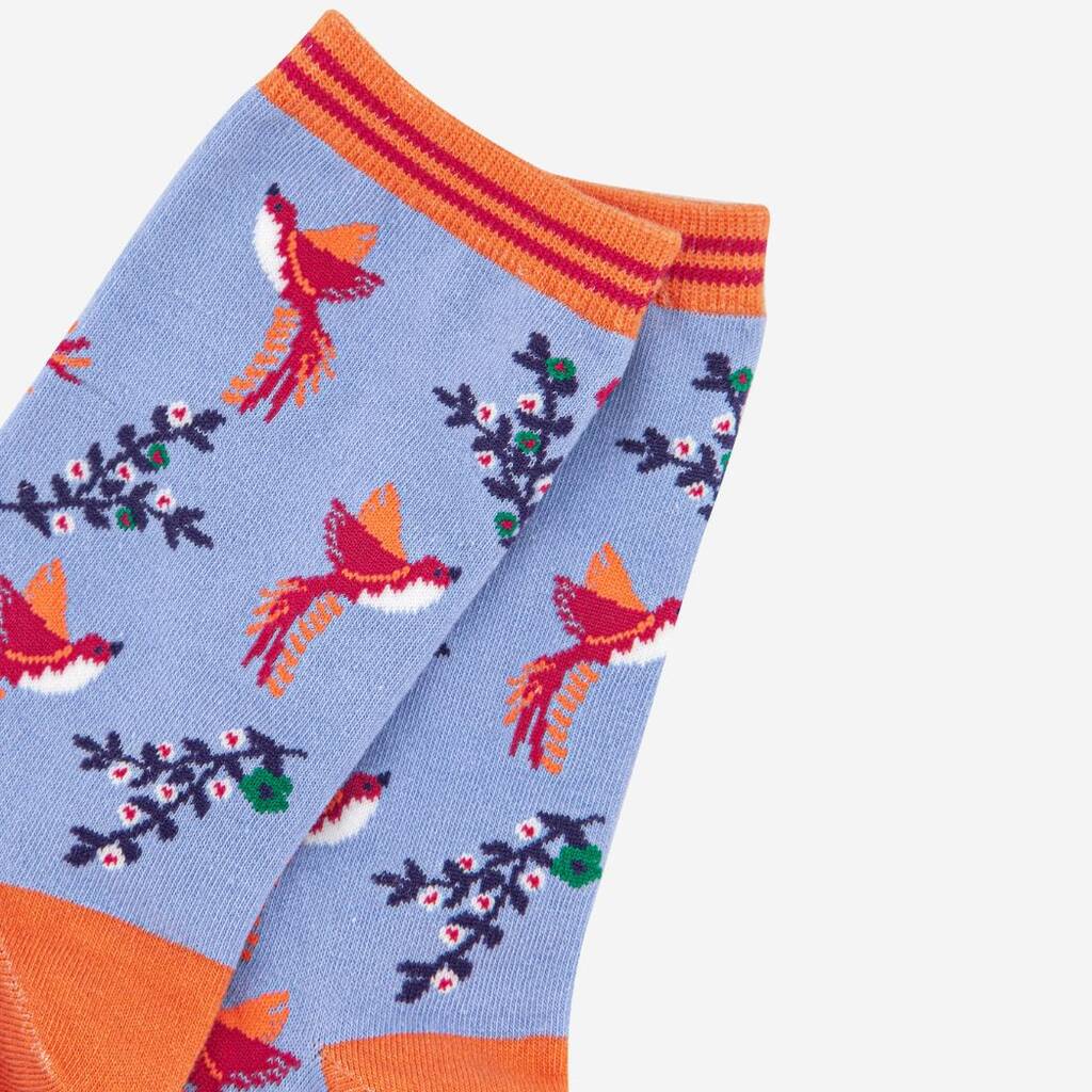 Women's Hummingbird Bamboo Socks - Pockets of Bliss