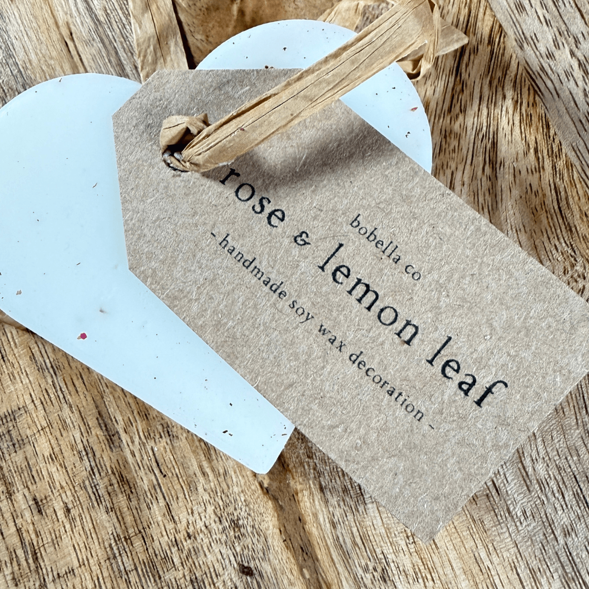 Rose & Lemon Leaf Wax Melt Decoration | Soy Wax Home Fragrance - Pockets of Bliss