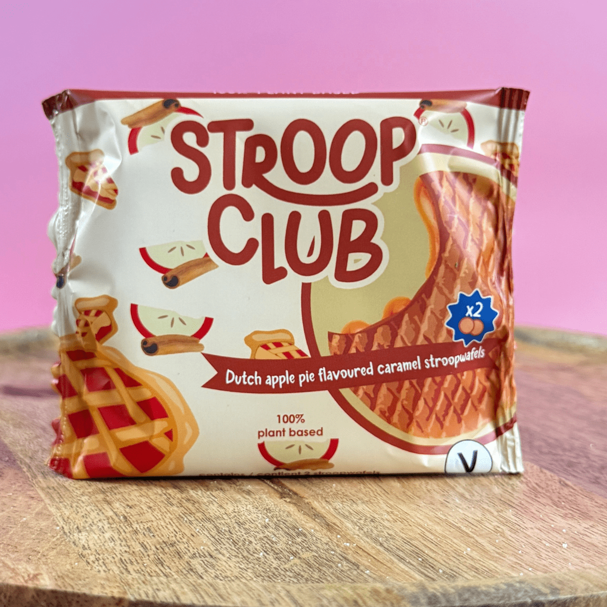 Vegan Apple Pie Stroopwafels | Stroop Club Plant - Based Treat - Pockets of Bliss