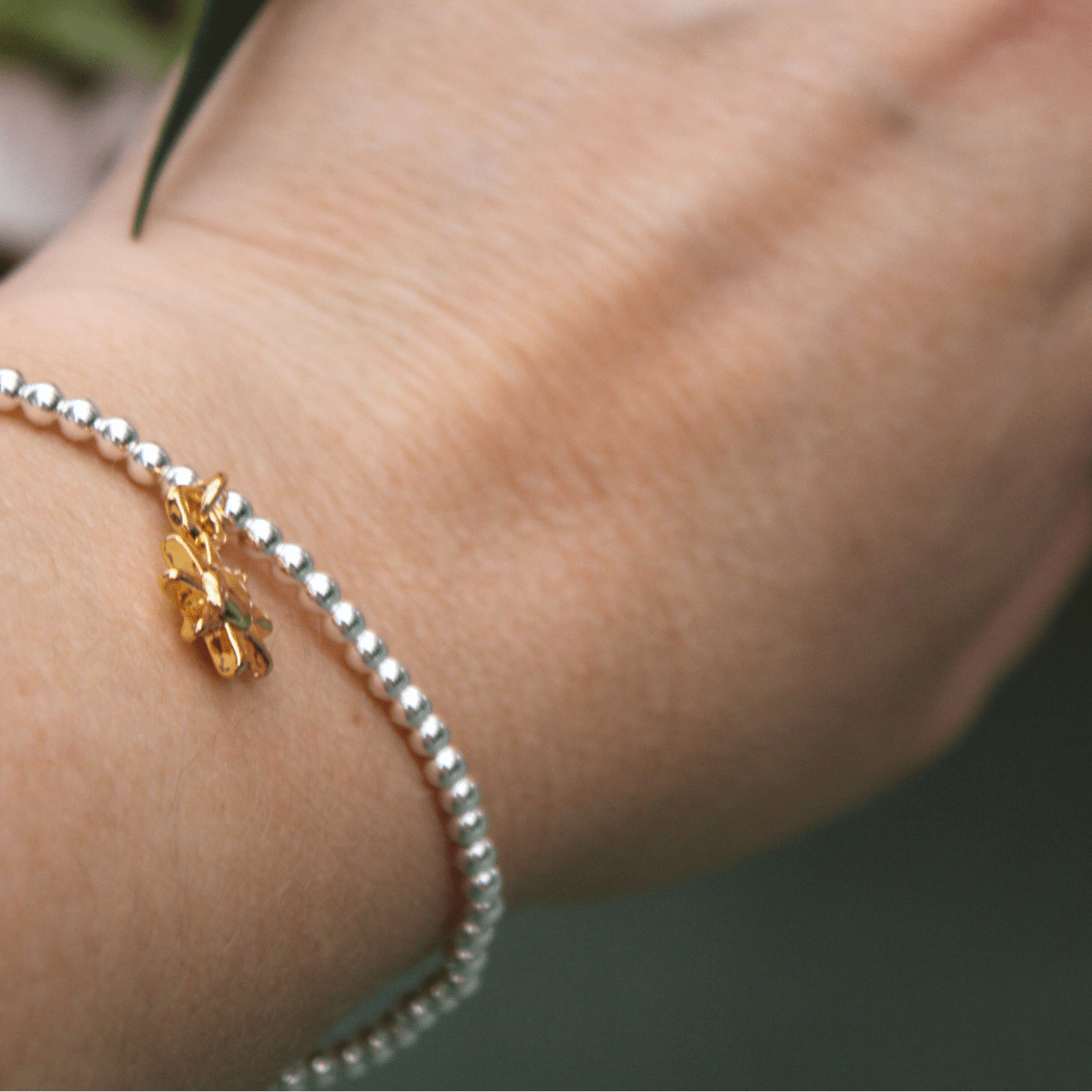 You Are My Sunshine Sentiments Bracelet – Gold Sun Charm Jewellery Gift for Her - Pockets of Bliss