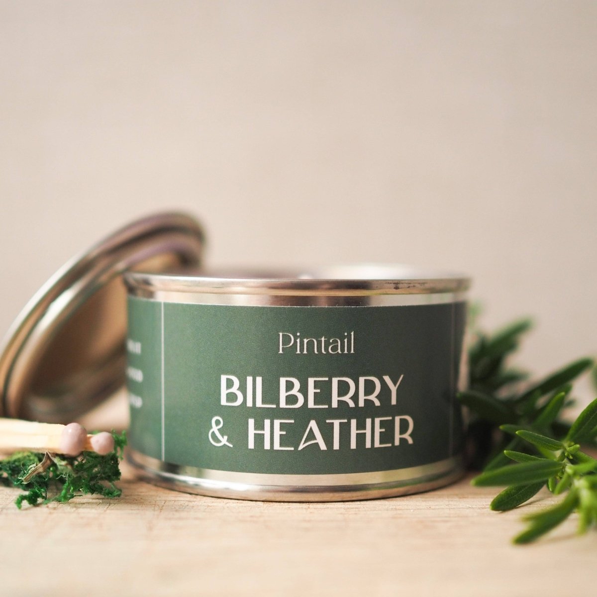 Bilberry and Heather Paint Pot Candle | Candles in Tins - Pockets of Bliss