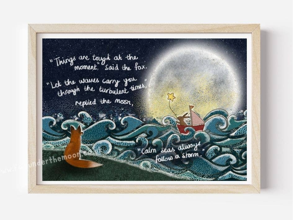 A4 Art Print ~ Waves - Pockets of Bliss