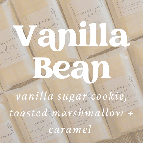 Vanilla Bean Scented Snap Bar Wax Melt - Pockets of Bliss