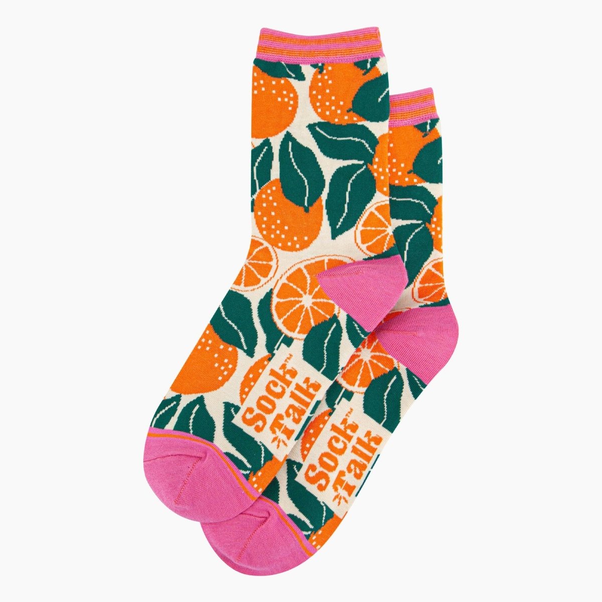 Women&#39;s Bamboo Orange Tree Socks