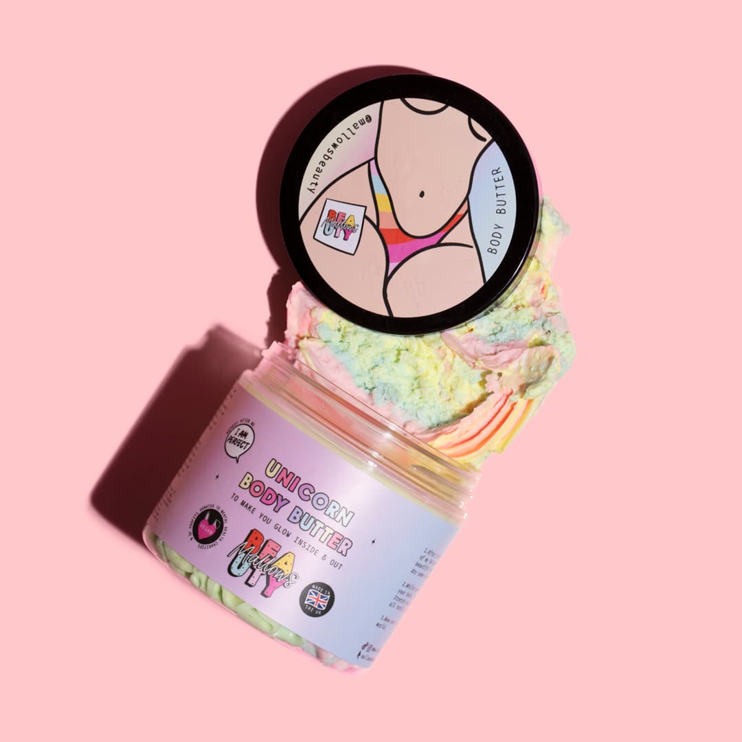 Unicorn Body Butter – Nourishing & Whipped Moisturiser | Mallows Beauty