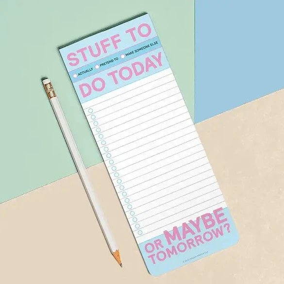 Stuff To Do Today Make-a-List Pads - Pockets of Bliss
