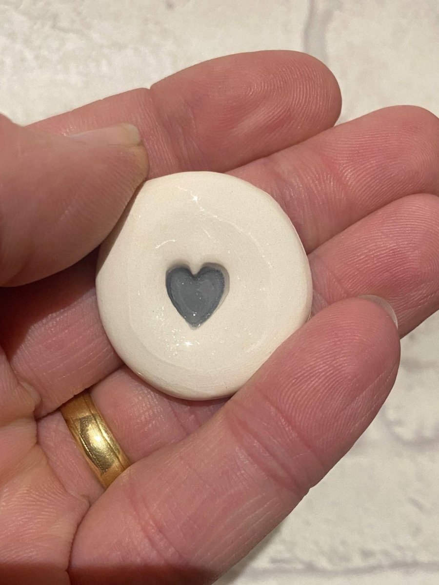 Stop Being Afraid... Ceramic Pocket Token - Pockets of Bliss
