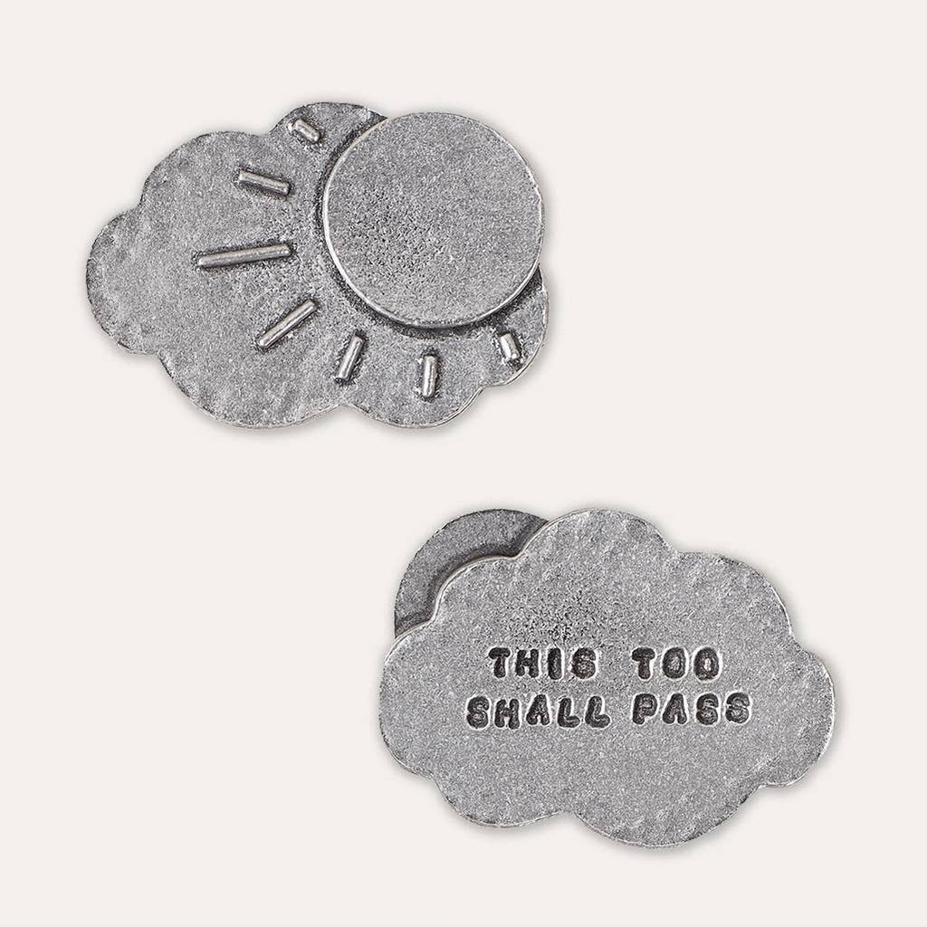 This Too Shall Pass Pocket Cloud Token - Pockets of Bliss