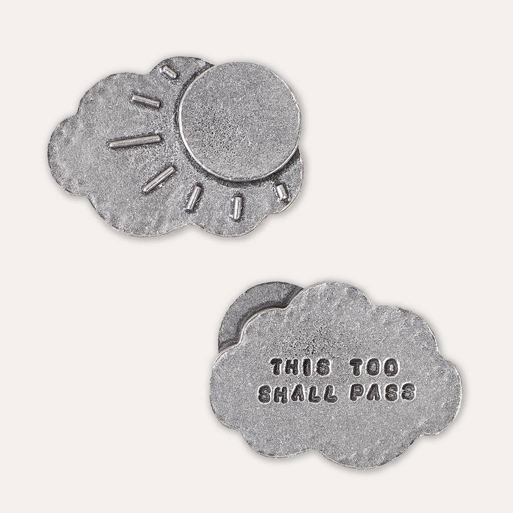 This Too Shall Pass Pocket Cloud Token - Pockets of Bliss