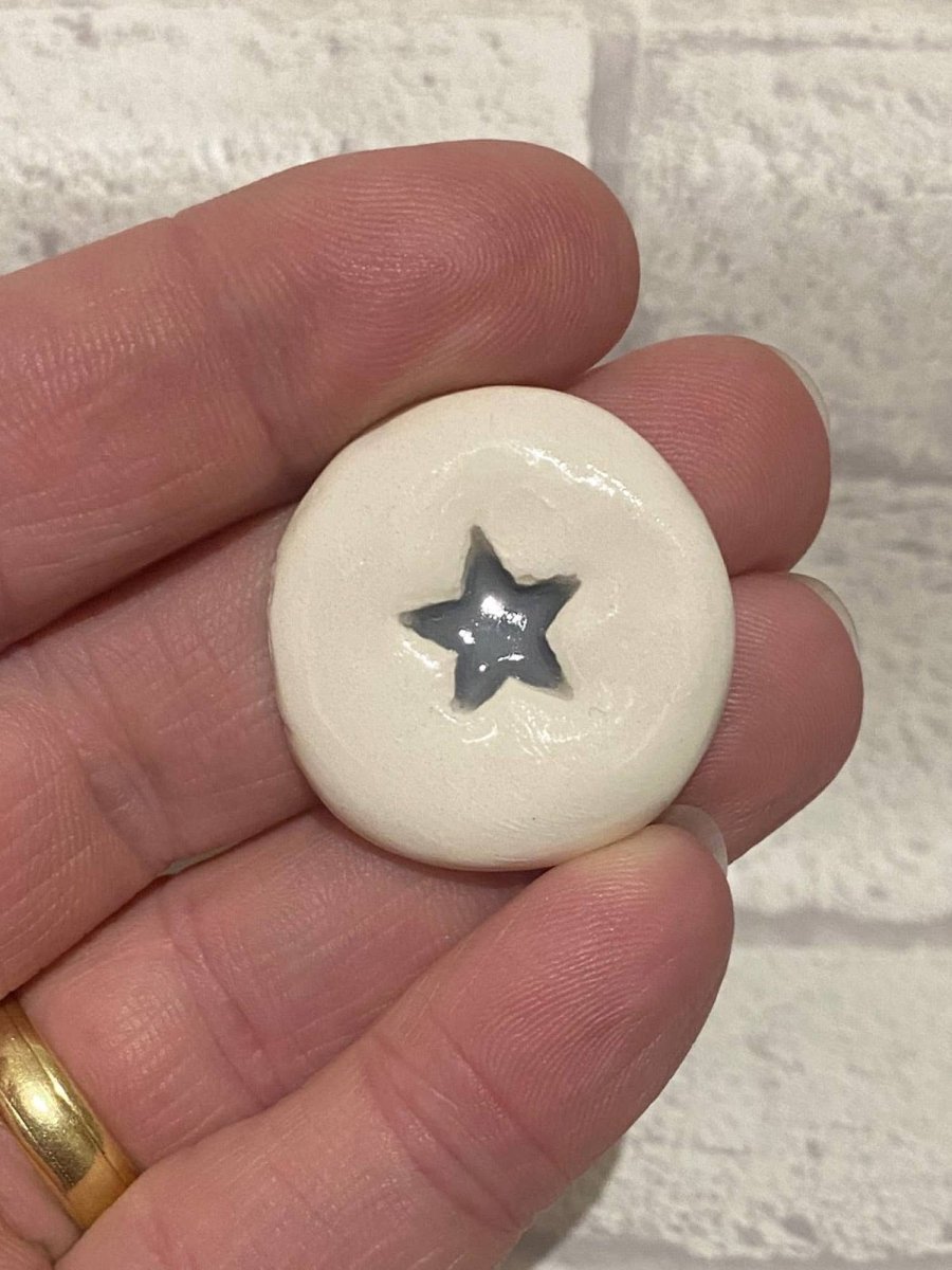 Stars are openings... Ceramic Pocket Token Pocket Hug Card - Pockets of Bliss