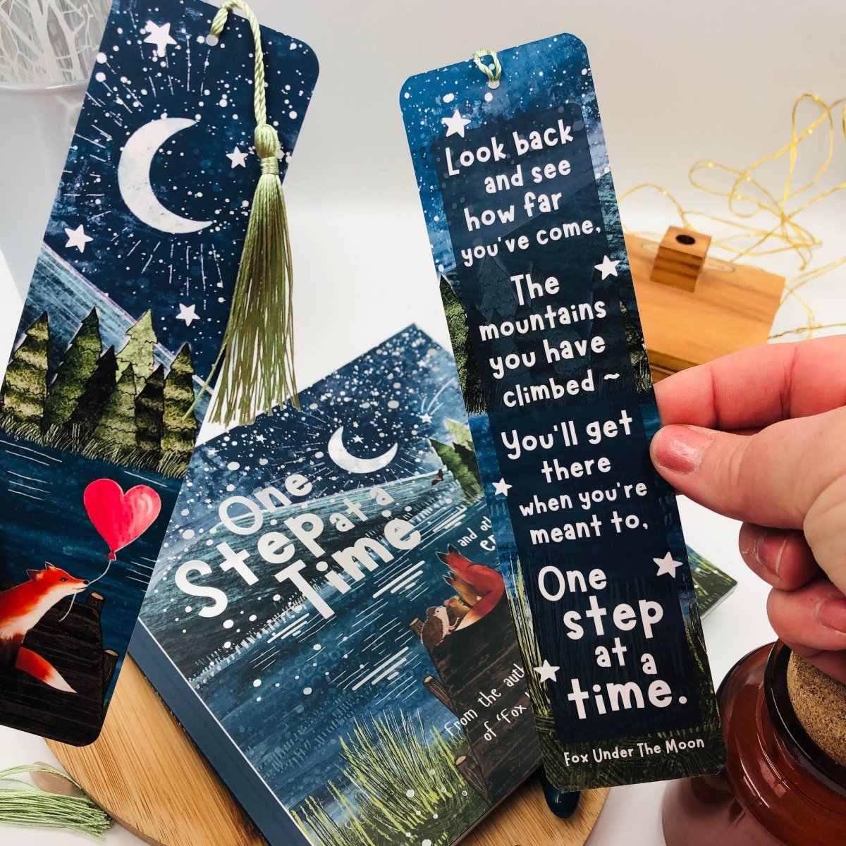 One Step At A Time - Bookmark - Pockets of Bliss