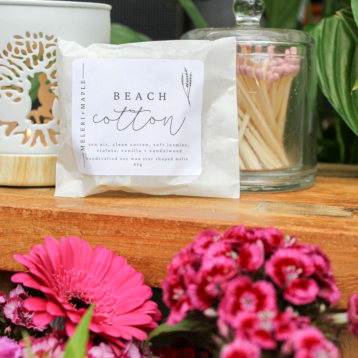 Beach Cotton Scented Star Shaped Soy Wax Melts - Pockets of Bliss