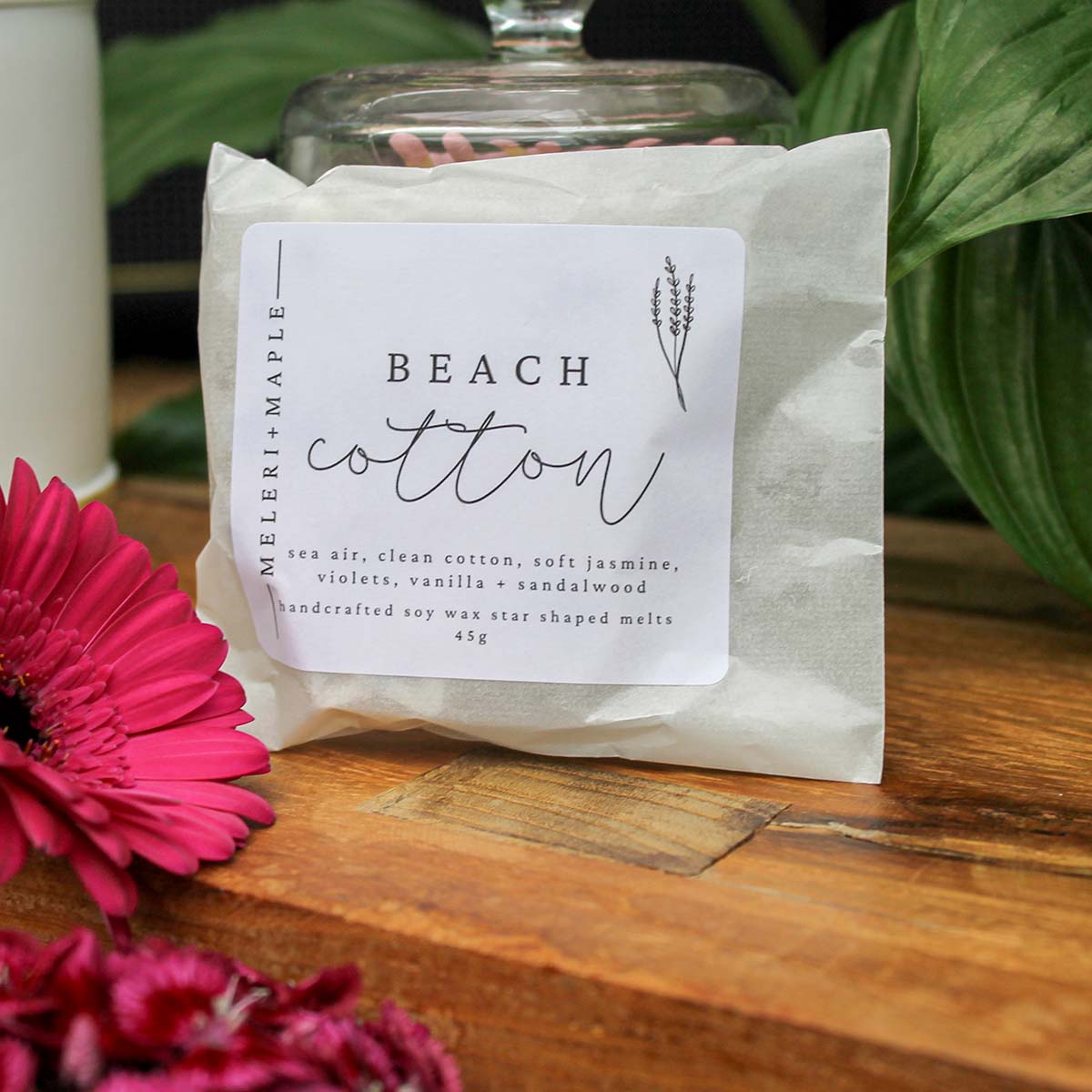Beach Cotton Scented Star Shaped Soy Wax Melts - Pockets of Bliss