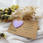Lilac Heart Pocket Hug - Pockets of Bliss