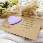 Lilac Heart Pocket Hug - Pockets of Bliss