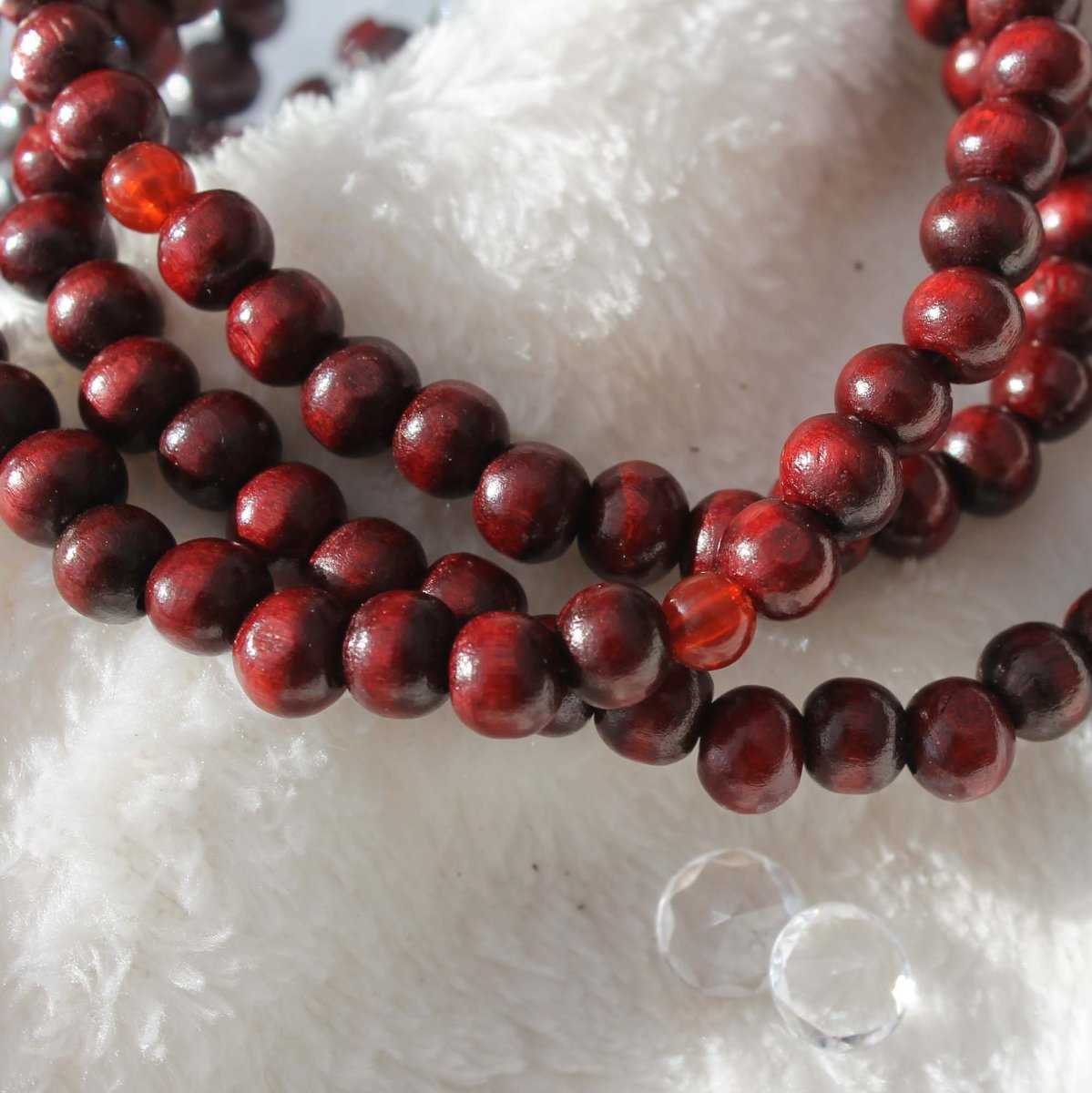 Wooden Mallah meditation beads - Pockets of Bliss