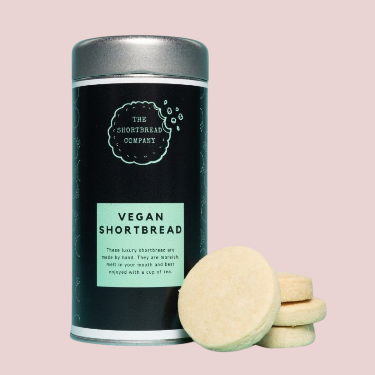 Luxury Vegan Shortbread in Reusable Gift Tin