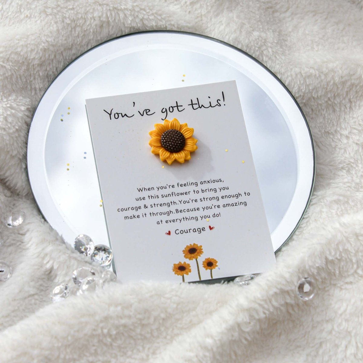 You've got this Sunflower Keepsake - Pockets of Bliss