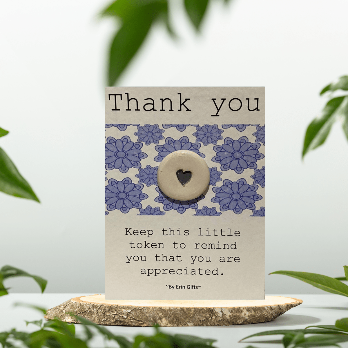 Thank you Ceramic Pocket Token - Pockets of Bliss