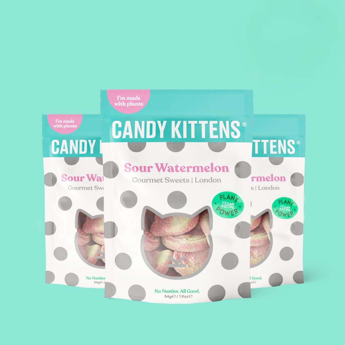 Candy Kittens - Sour Watermelon 🍉 - Pockets of Bliss