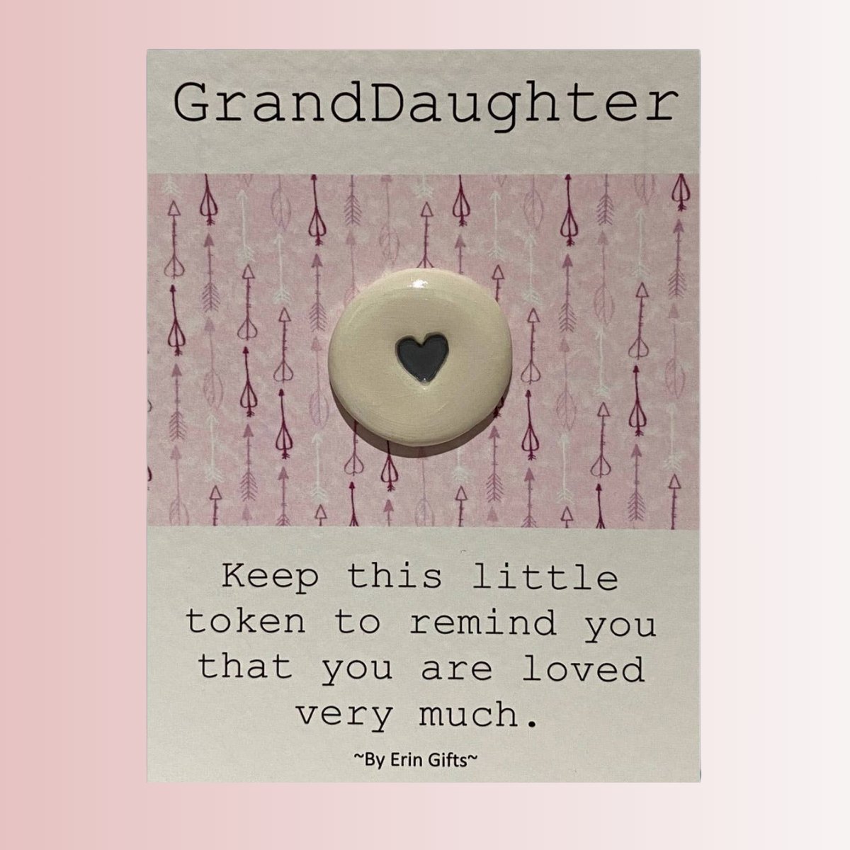 GrandDaughter Ceramic Pocket Token - Pockets of Bliss