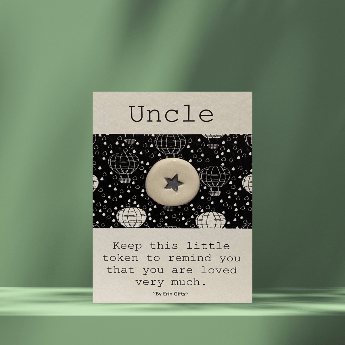 Uncle Ceramic Pocket Token - Pockets of Bliss