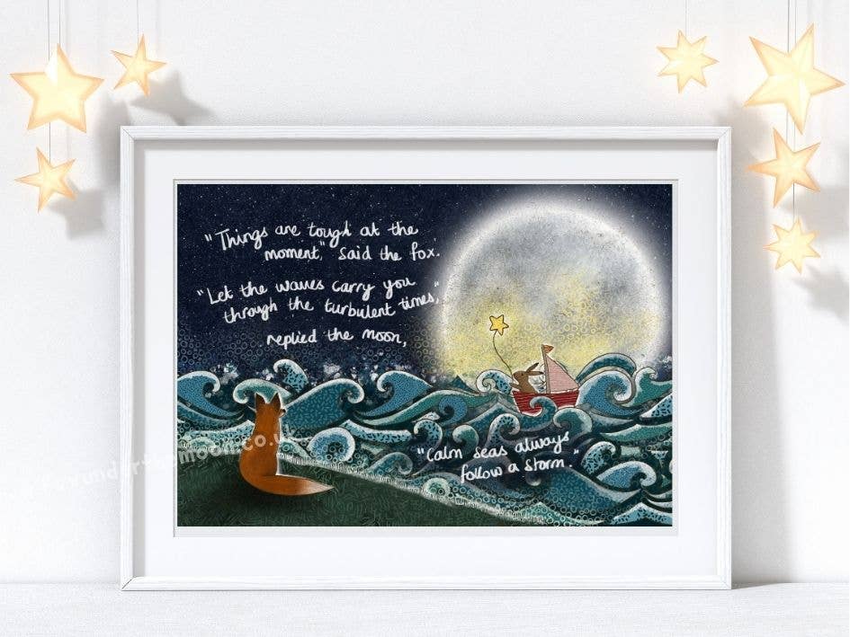 A4 Art Print ~ Waves - Pockets of Bliss
