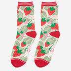 Bamboo Strawberry Socks: Eco - Friendly Comfort with a Sweet Twist - Pockets of Bliss