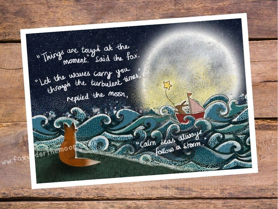 A4 Art Print ~ Waves - Pockets of Bliss