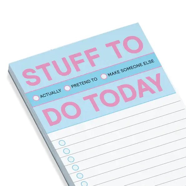Stuff To Do Today Make-a-List Pads - Pockets of Bliss